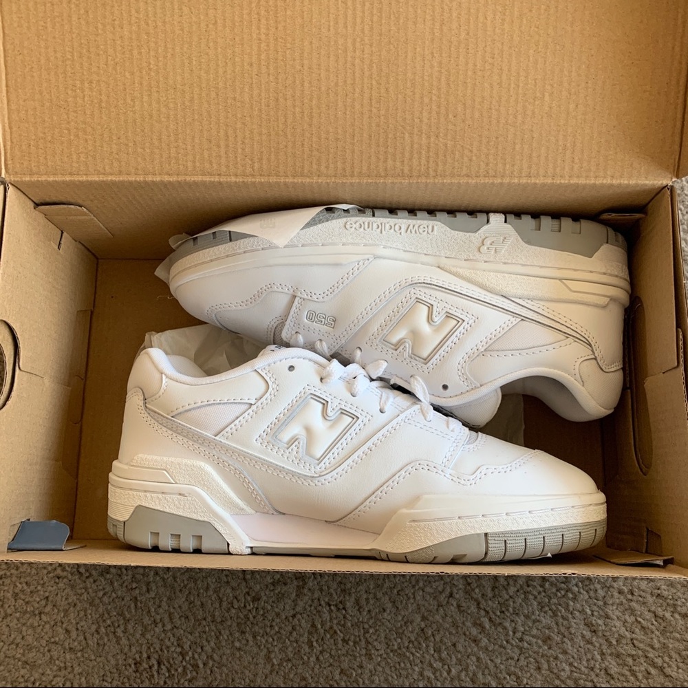New balance 550 shoes white size 7.5 women